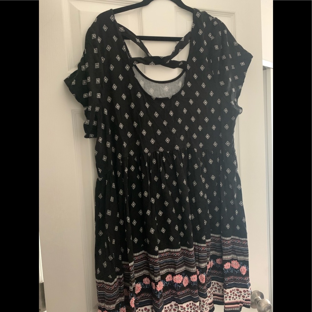 Black Boho Chic Dress